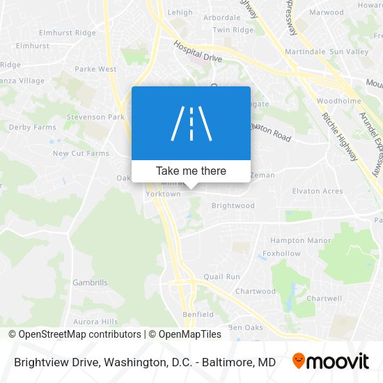 Mapa de Brightview Drive
