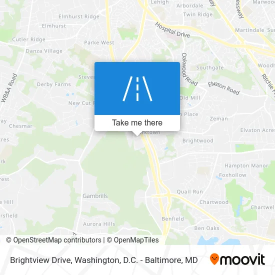 Brightview Drive map