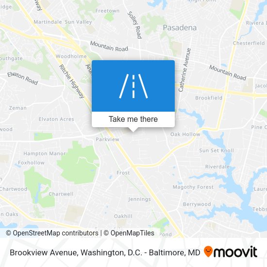 Brookview Avenue map