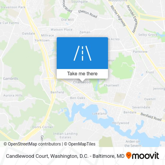 Mapa de Candlewood Court