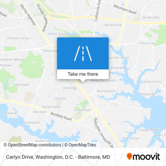 Mapa de Carlyn Drive