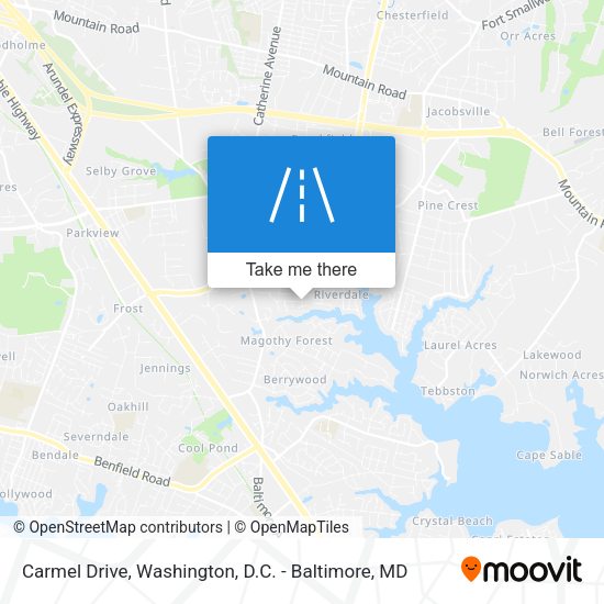 Carmel Drive map