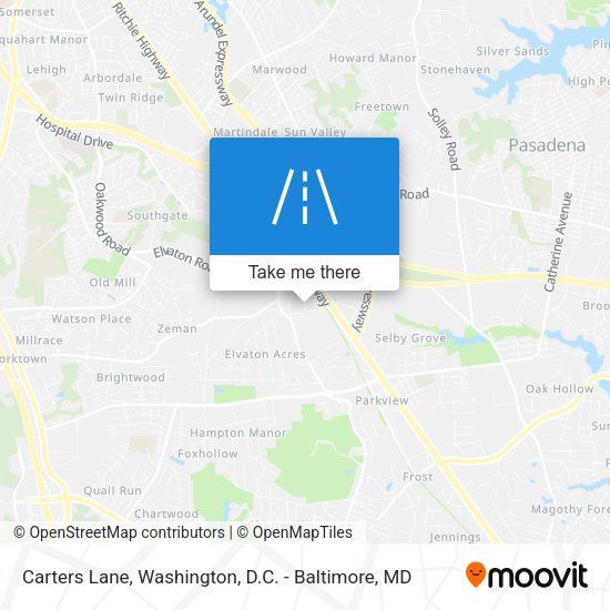 Carters Lane map