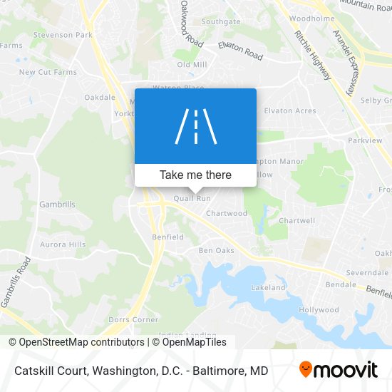 Catskill Court map