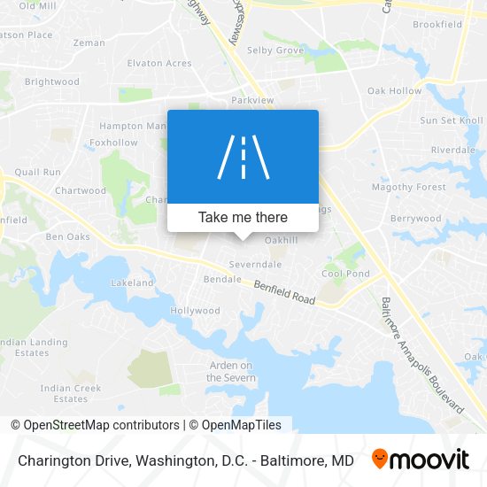 Charington Drive map
