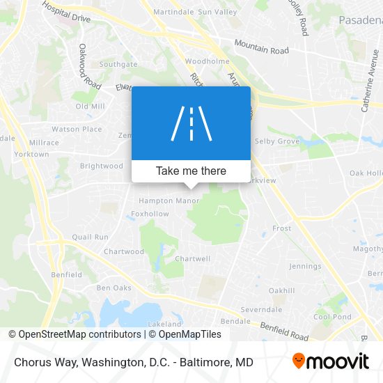 Chorus Way map