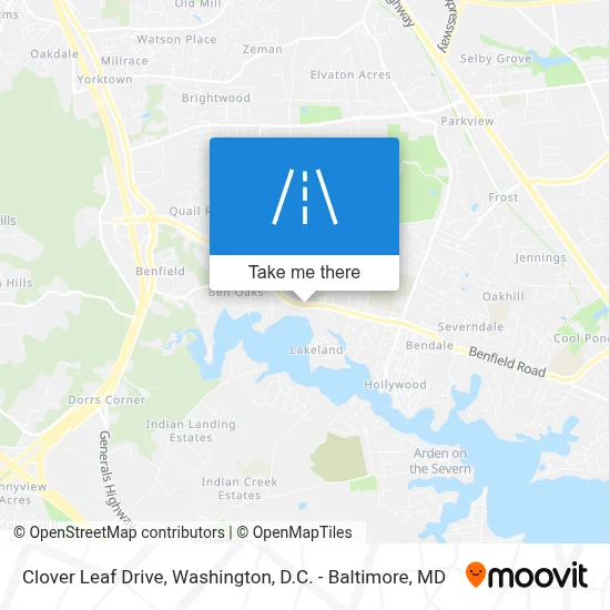 Clover Leaf Drive map