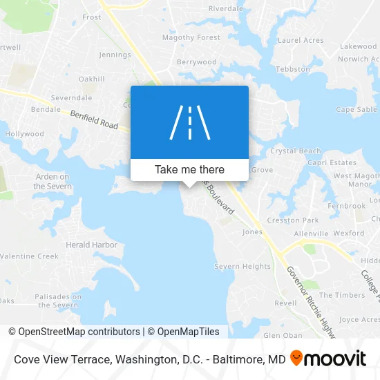 Cove View Terrace map