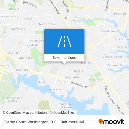 Mapa de Derby Court