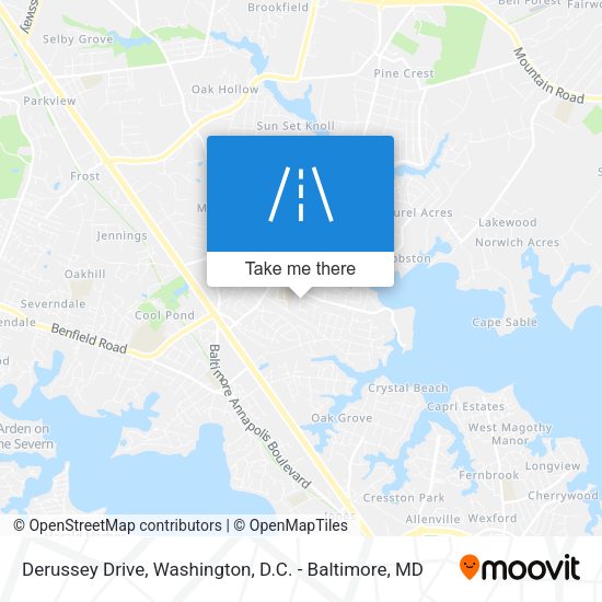 Derussey Drive map