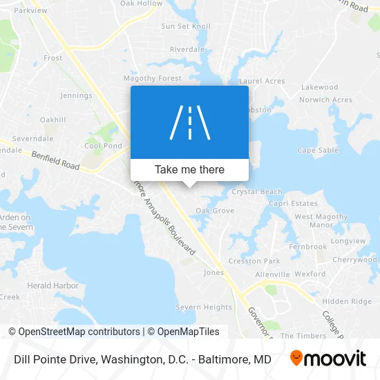 Dill Pointe Drive map