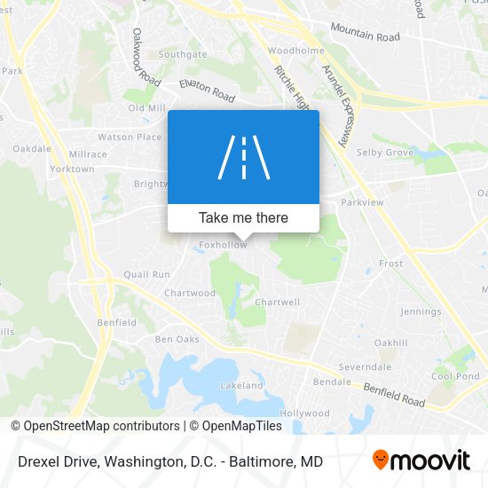 Drexel Drive map