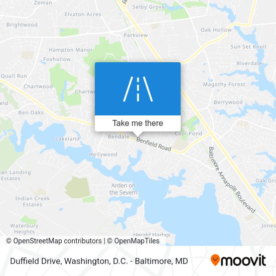 Duffield Drive map