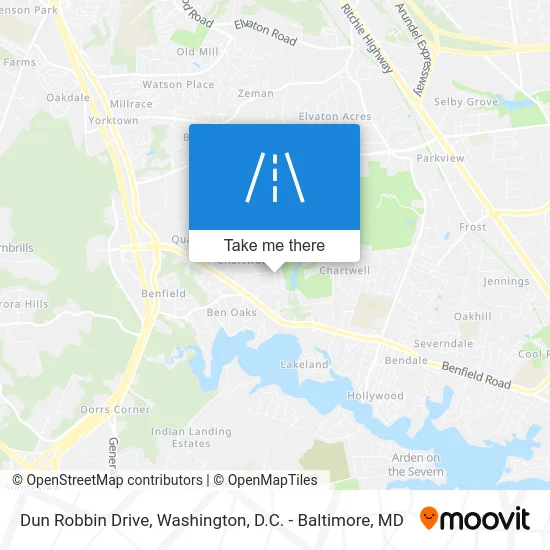 Dun Robbin Drive map