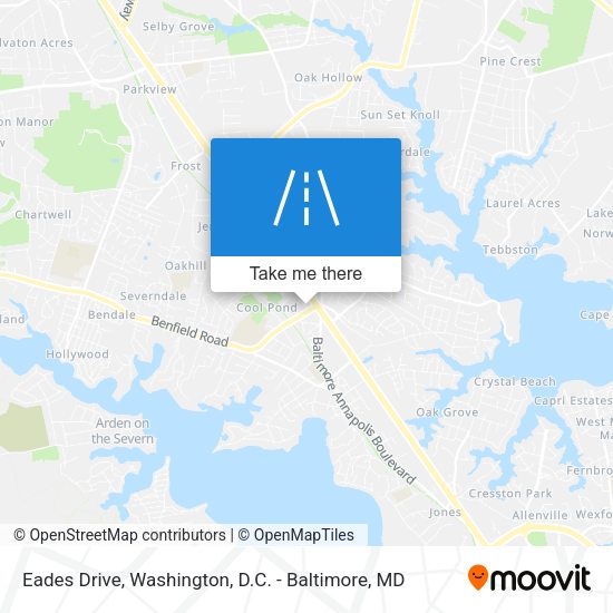 Mapa de Eades Drive