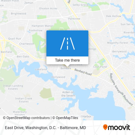 East Drive map