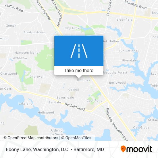 Ebony Lane map