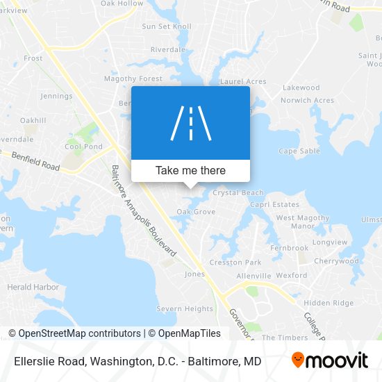 Ellerslie Road map