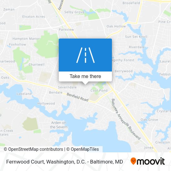 Fernwood Court map