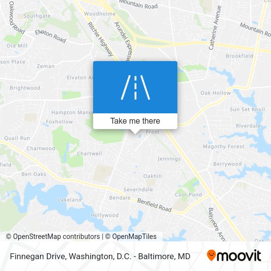 Finnegan Drive map