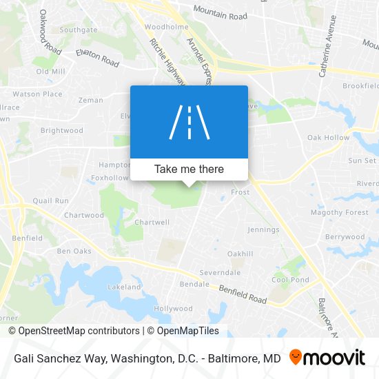 Gali Sanchez Way map