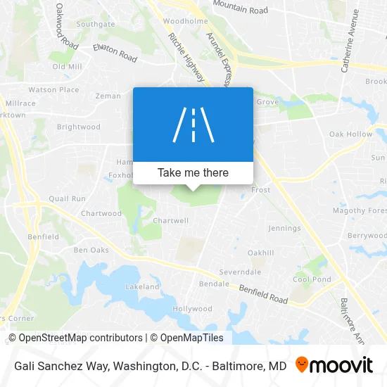 Gali Sanchez Way map