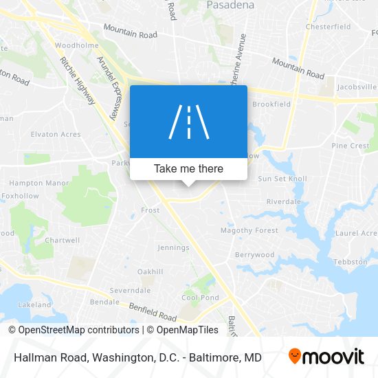 Mapa de Hallman Road