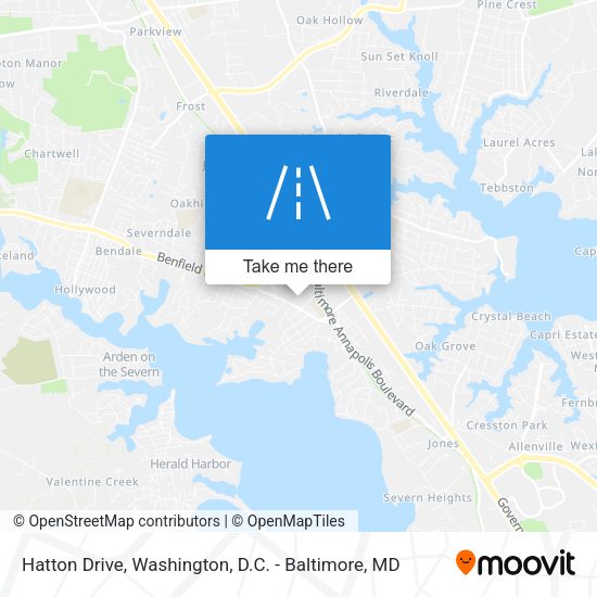 Hatton Drive map