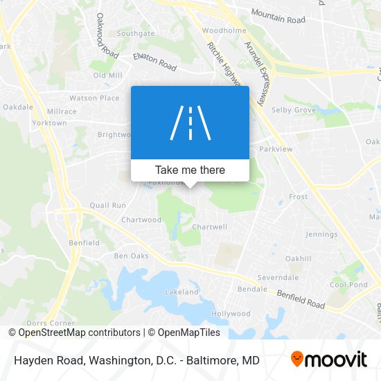 Mapa de Hayden Road