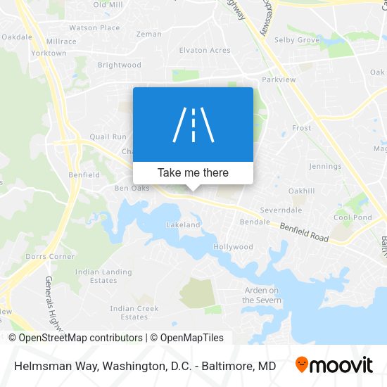 Helmsman Way map
