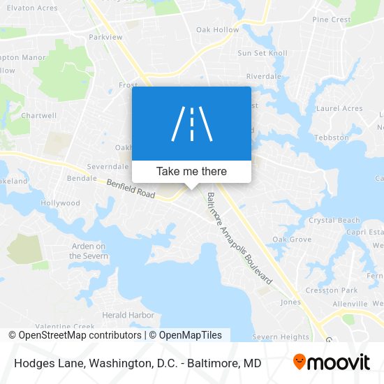 Mapa de Hodges Lane