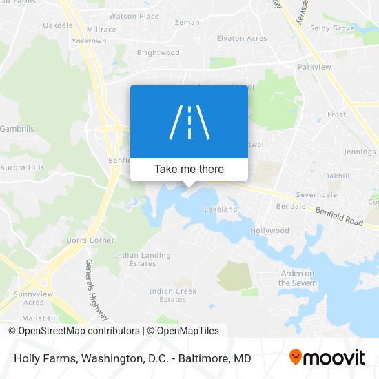 Mapa de Holly Farms