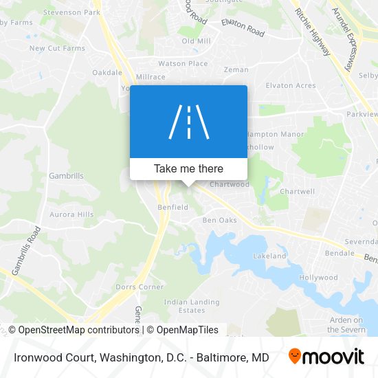 Ironwood Court map