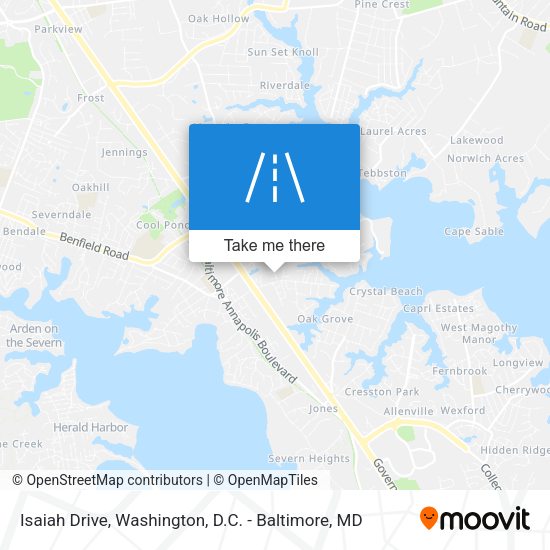 Mapa de Isaiah Drive