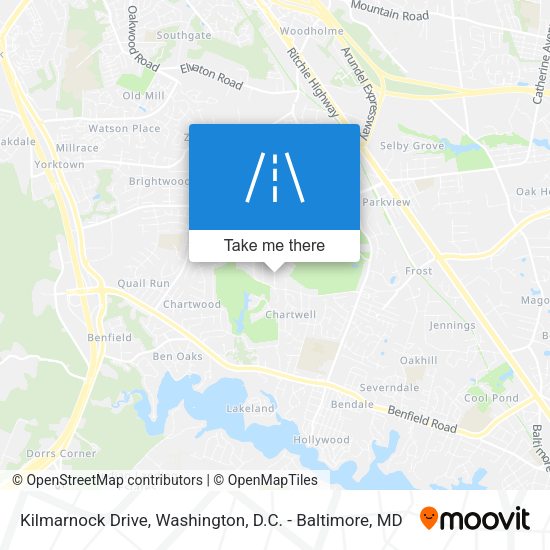 Kilmarnock Drive map