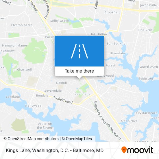 Kings Lane map