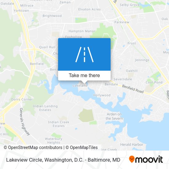 Lakeview Circle map