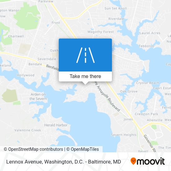 Lennox Avenue map