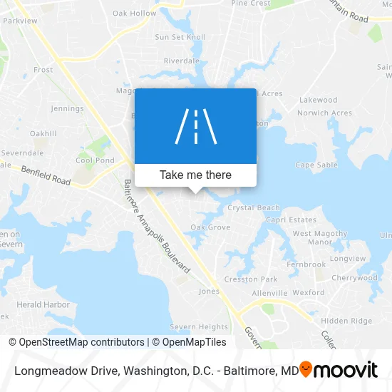 Longmeadow Drive map