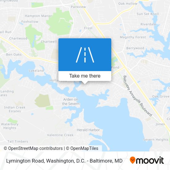 Lymington Road map