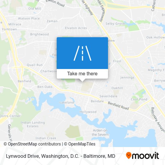 Mapa de Lynwood Drive