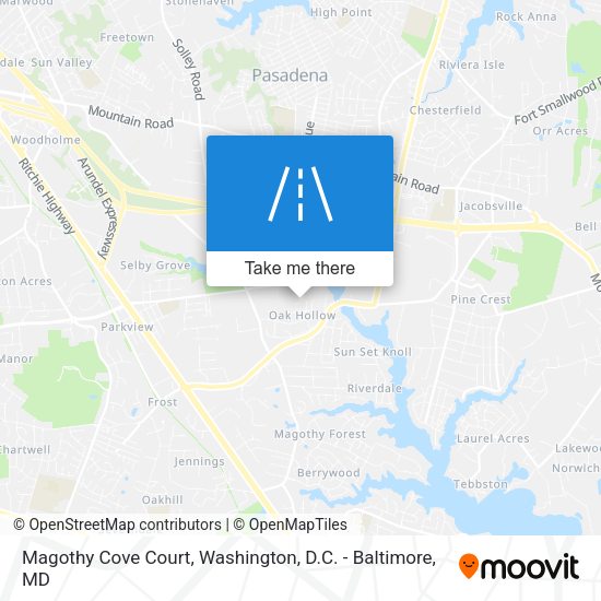 Magothy Cove Court map