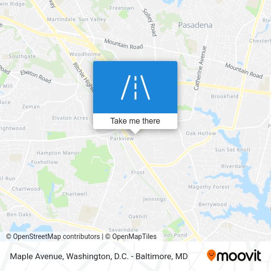 Maple Avenue map