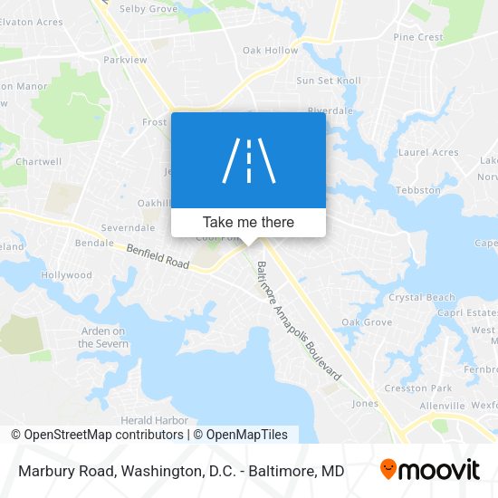 Marbury Road map