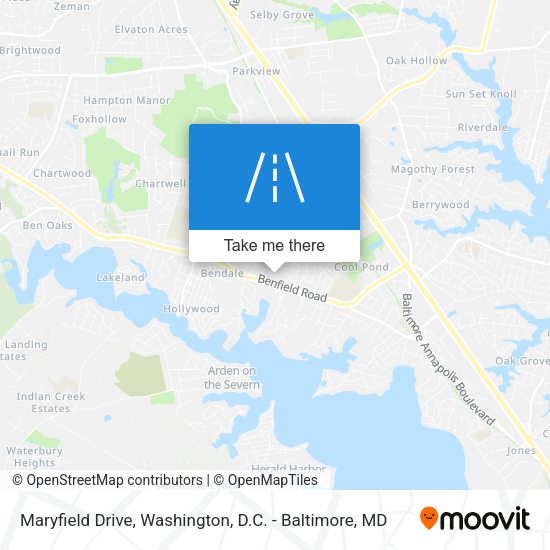 Mapa de Maryfield Drive