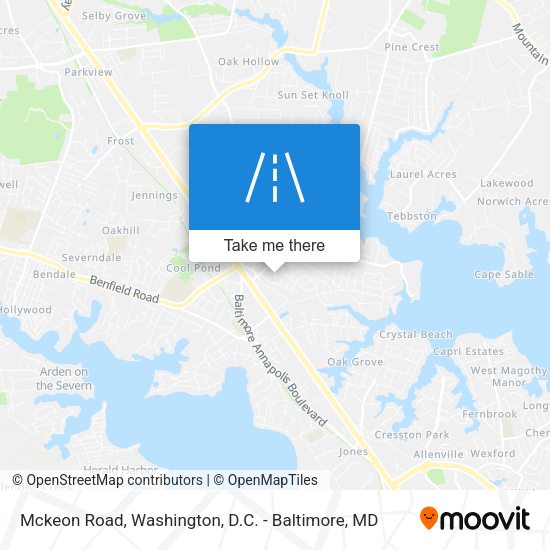 Mapa de Mckeon Road