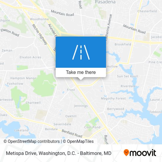 Metispa Drive map