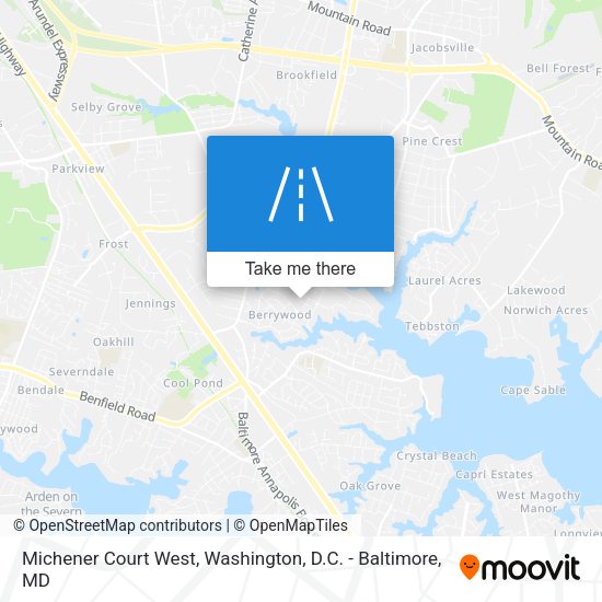 Mapa de Michener Court West
