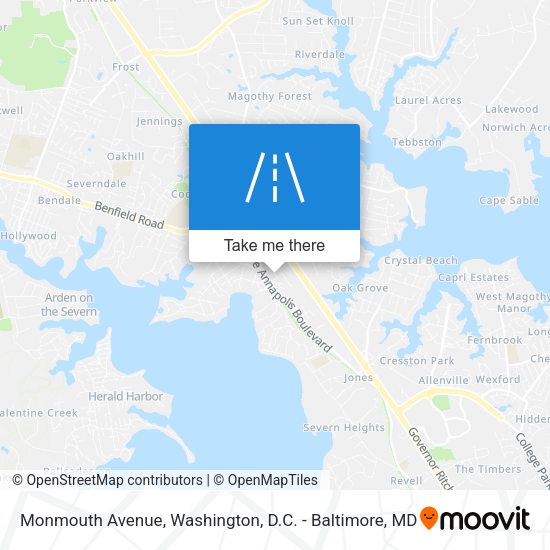 Mapa de Monmouth Avenue