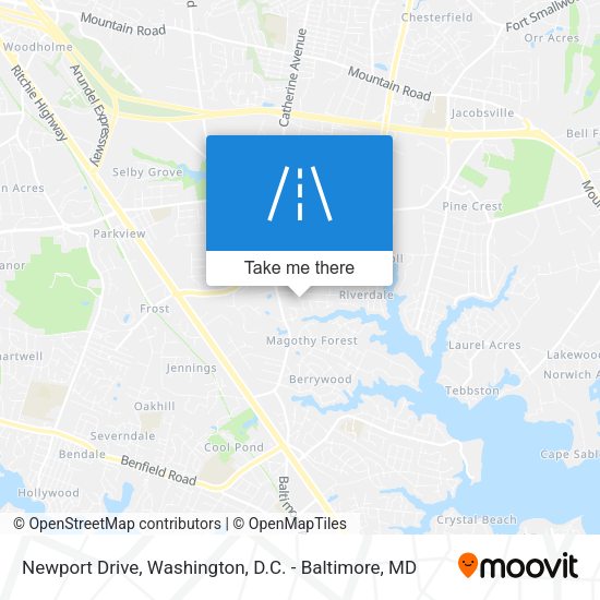 Mapa de Newport Drive